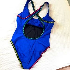 🏖like new, unique trim La Blanca 1-piece